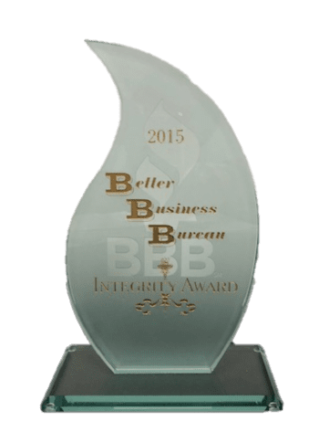 Better Business Bureau Integrity Award 2015