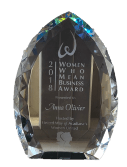 2018 Women Who Mean Business Award