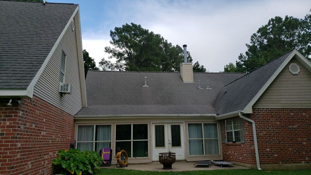 gray roof before transformation